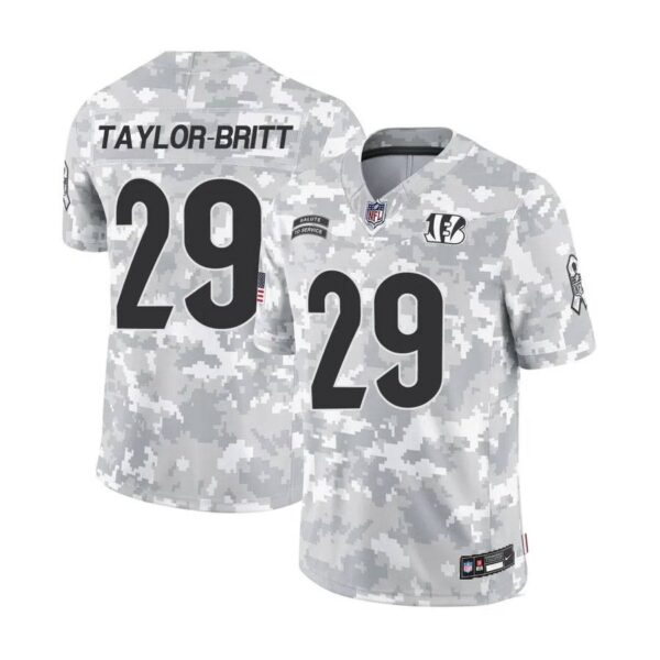 Cam Taylor-Britt Bengals Arctic Camo