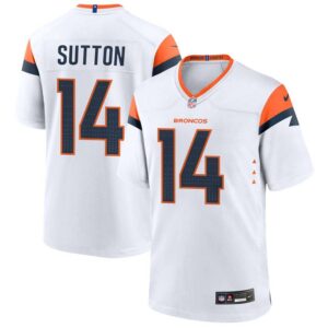 Courtland Sutton Broncos White