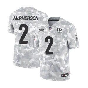 Evan McPherson Bengals Arctic Camo