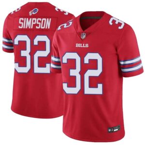 O. J. Simpson Bills Red